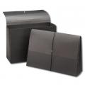Black Color Stock Expansion Wallet Legal Size - 5" Inch, 10 per Box